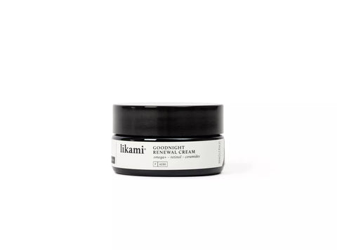 Likami goodnight renewal cream naturalbeautywebshop natuurlijke skincare schoten Bedtime beauty nachtcreme